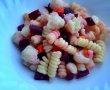 Salata de paste cu conopida si sfecla rosie-4