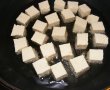 Salată caldă cu paste, cartofi şi tofu-2