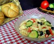Salata de paste cu legume, masline si mozzarella-10