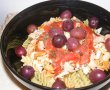 Salată de paste cu păstrăv afumat şi sos de roşii-9