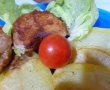 Salau in ou cu condimente grecesti si cartofi prajiti-9
