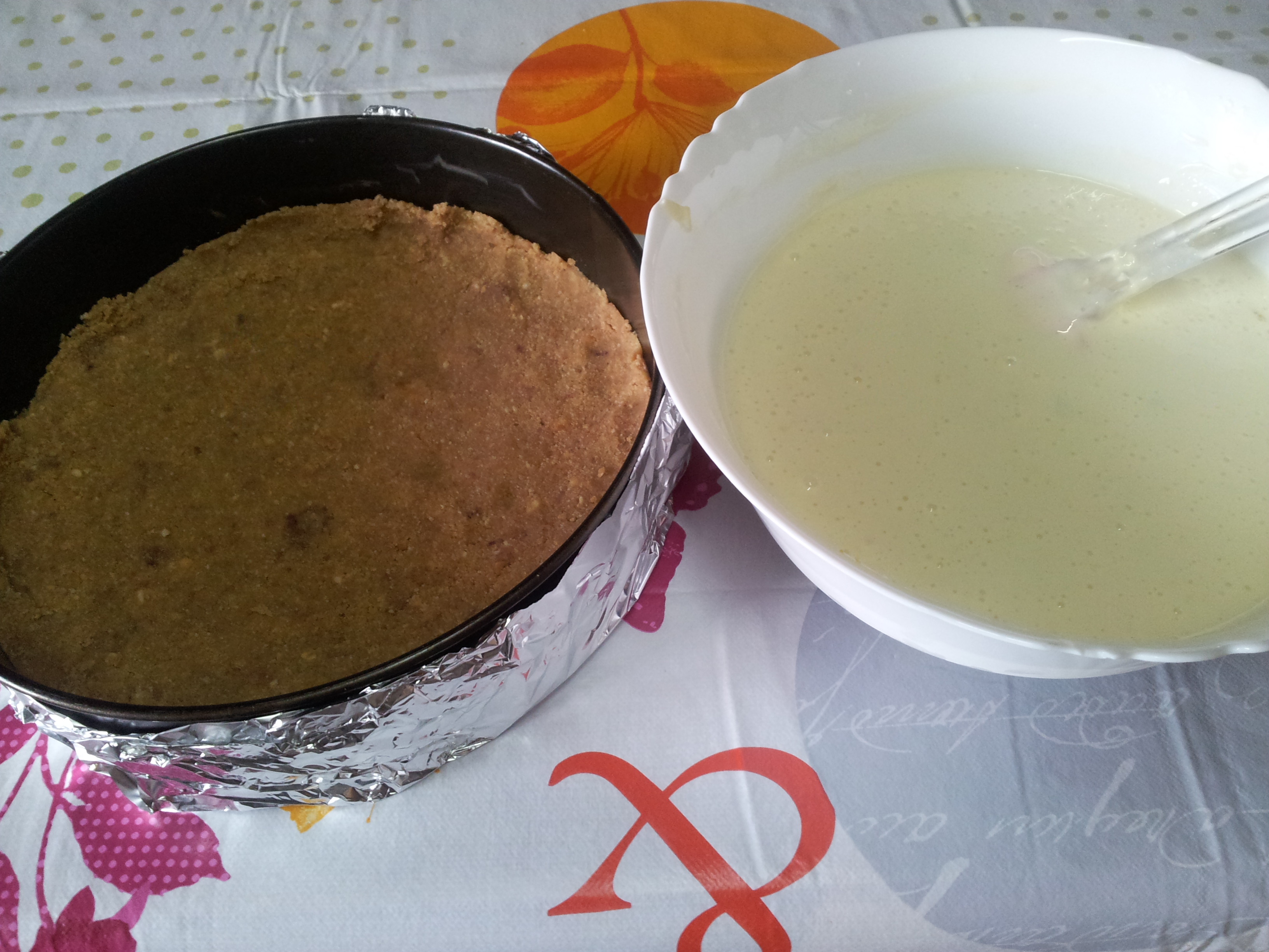 Cheescake cu jeleu de kiwi