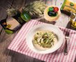 Tagliatelle con spinaci e quattro formaggi - Delaco-13