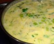 Supa de porc cu gulii , cartofi si salata verde-9