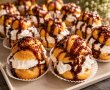 Choux a la creme cu dulceata de zmeura-20