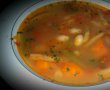 Supă cu 2 fasole (boabe si verde)-5