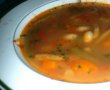 Supă cu 2 fasole (boabe si verde)-6