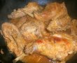 Carne de iepure in sos de rosii cu usturoi servita cu paste-7