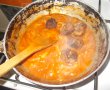 Spaghete cu chiftelute si sos de rosii-7