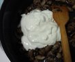 Paste cu ciuperci in sos de iaurt si cascaval delaco-3