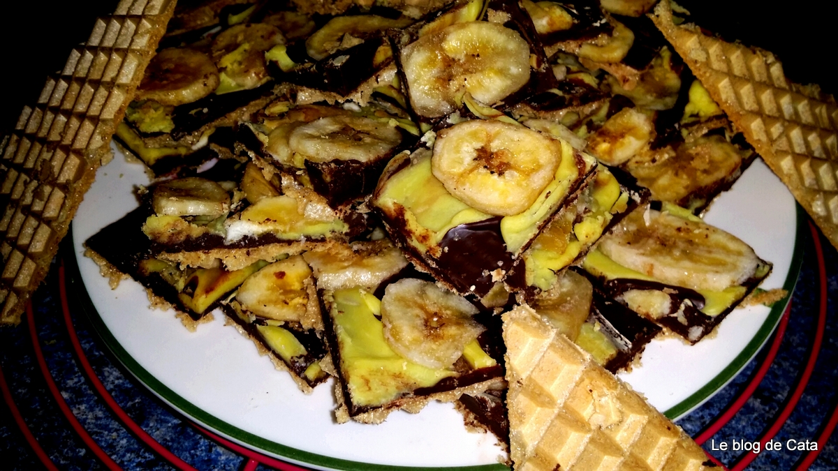 Ciocolatele cu chips de banana