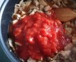 Tocanita de pui si ciuperci in sos de rosii-3