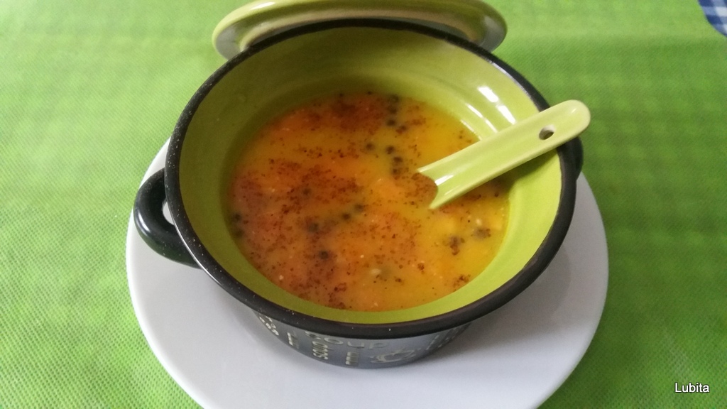 Supa de morcov si papaya