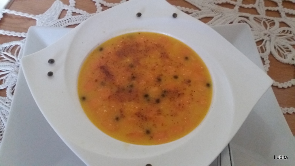 Supa de morcov si papaya