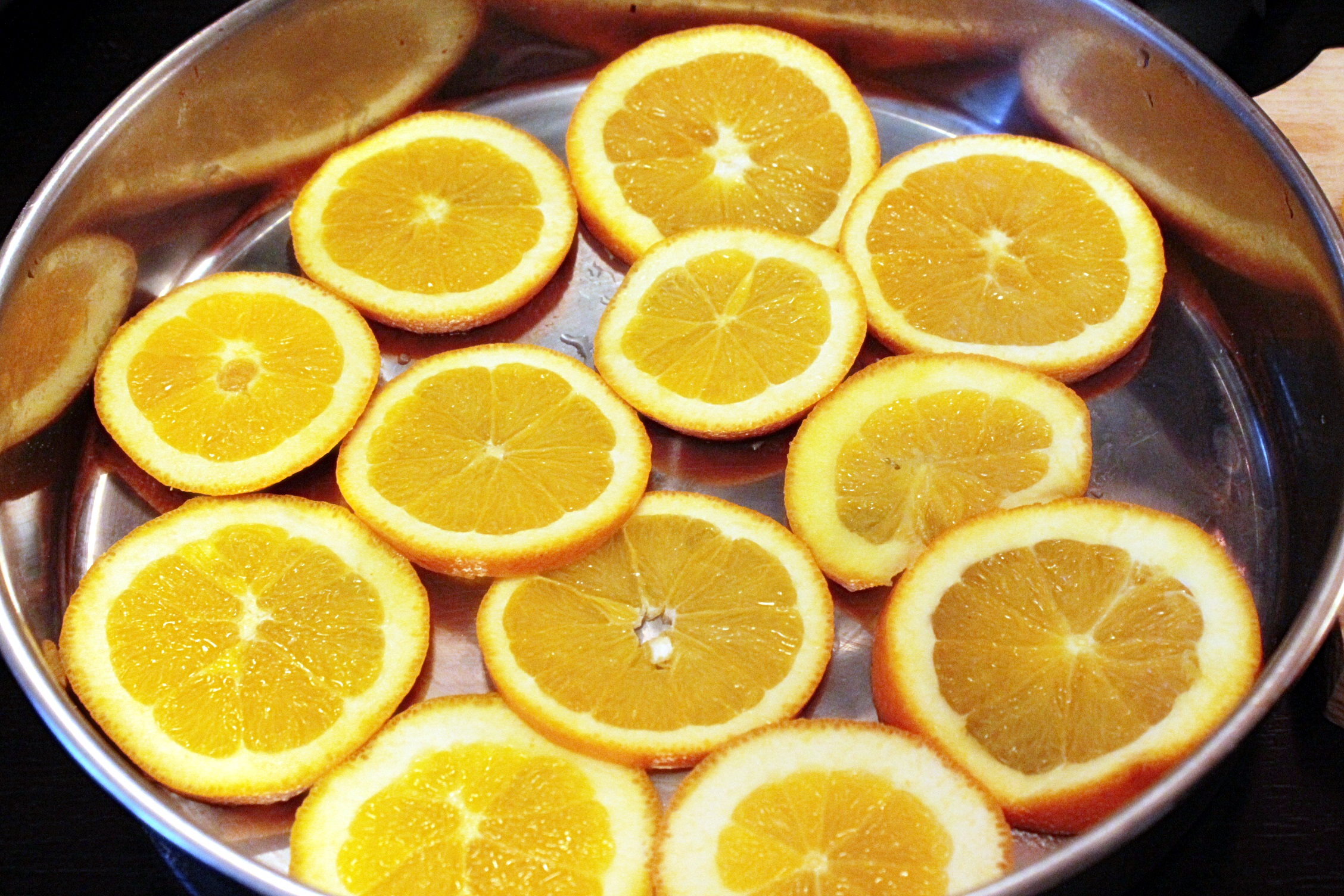 Prajitura rasturnata cu portocale
