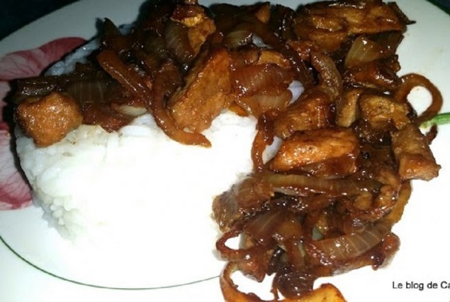 Carne de porc cu ceapă- reteta chinezeasca