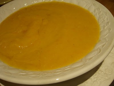 Supa crema din bostan cu dovlecel