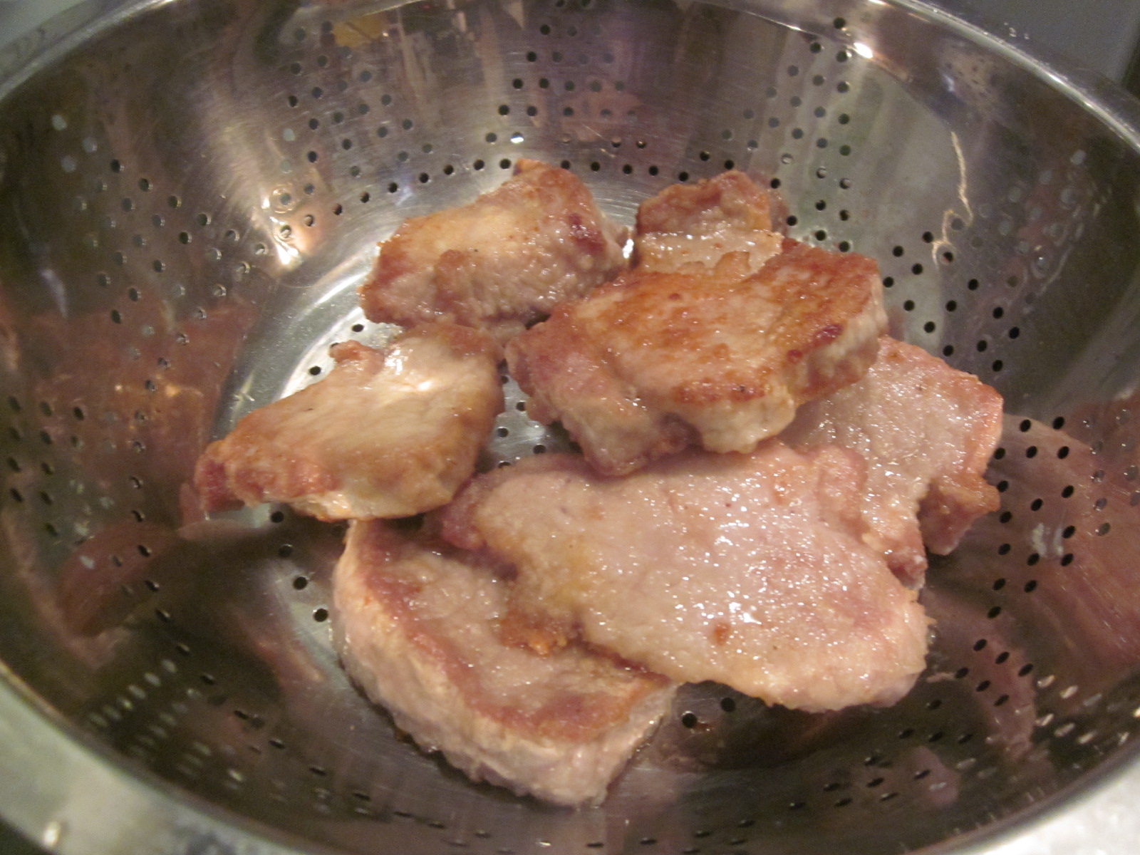 Escalop de porc cu ciuperci de padure