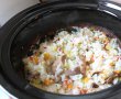 Orez cu legume la slow cooker Crock-Pot 4,7 L-13
