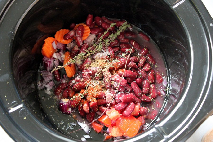 Ciorba de fasole rosie la slow cooker slow cooker Crock-Pot 4,7 L