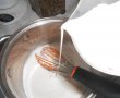 Budinca de vanilie cu dulceata de cirese semiamare-1