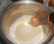 Budinca de vanilie cu dulceata de cirese semiamare-2