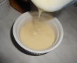 Budinca de vanilie cu dulceata de cirese semiamare-4