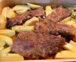 Costita picanta marinata in cidru - cu cartofi - la cuptor-5