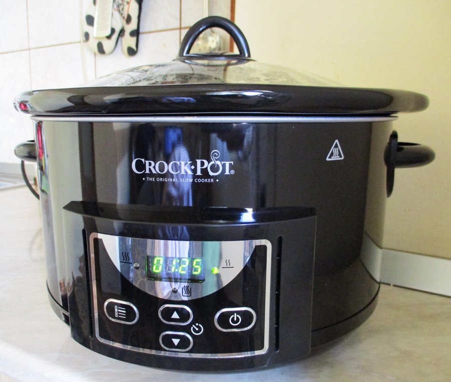 Graten de legume pe pat de cus cus la slow cooker Crock-Pot