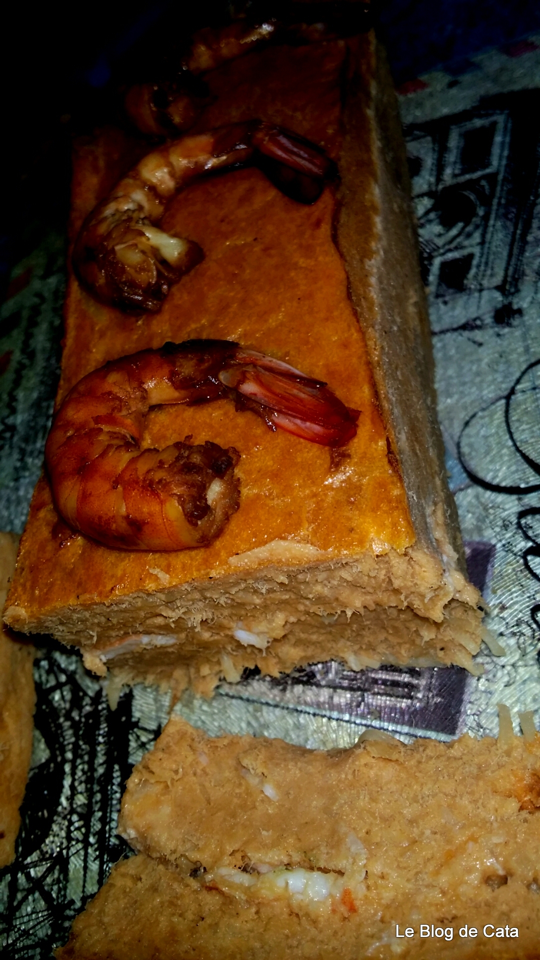 Pâine de ton cu creveti