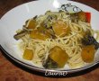 Spaghetti cu dovleac,ciuperci si tarhon-2