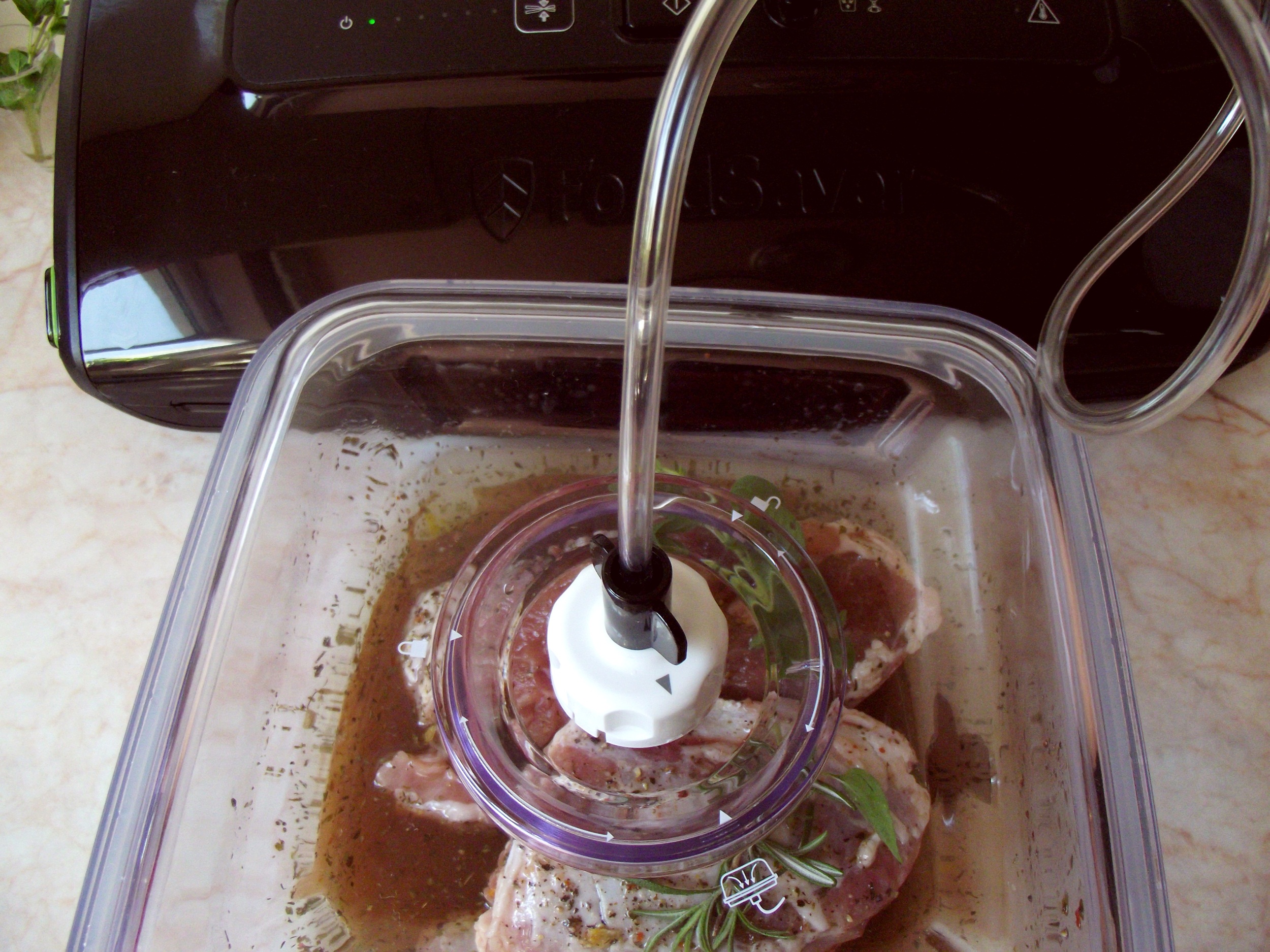 Tocanita de miel  pregatita cu aparatul de marinat FoodSaver