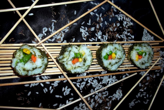 Sushi cu legume