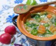 Supa de fasole verde cu spanac si iaurt-12