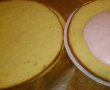 Tort cu crema mascarpone, capsune si ananas-10