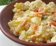 Salata de cartofi cu conopida si porumb-4