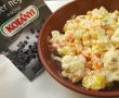 Salata de cartofi cu conopida si porumb-5
