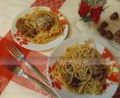 Spaghete cu chiftele marinate-3