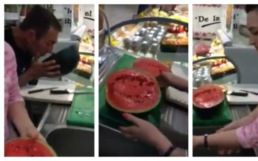 Pepeni al caror miez miroase a detergent, vanduti in supermarketurile din Romania