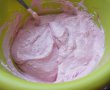 Prajitura cu crema de branza, iaurt si zmeura-4
