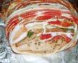 Cotlet de porc cu spanac, invelit in bacon-3