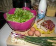 Ciorba de salata verde cu bacon afumat si slanina-0
