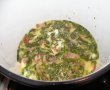 Ciorba de salata verde cu bacon afumat si slanina-4