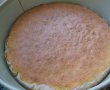 Desert tort cu crema de ciocolata alba, mascarpone si zmeura-1