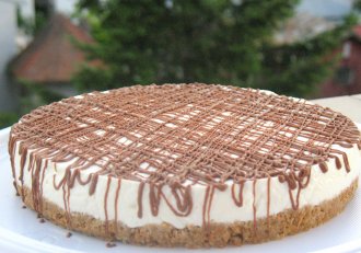 Cheesecake dietetic cu biscuiti - Dukan