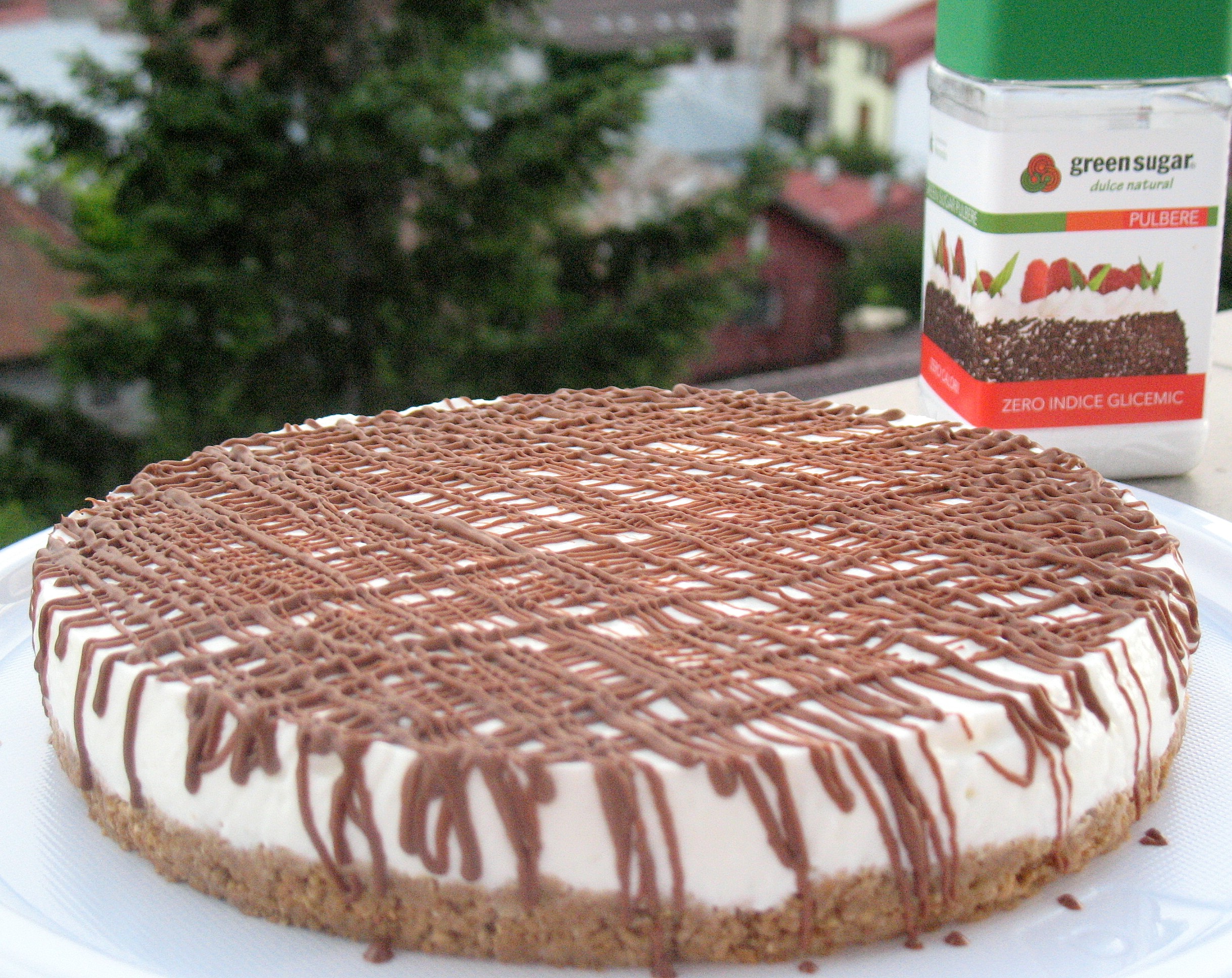 Cheesecake dietetic cu biscuiti - Dukan