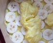 Tort Kira - cu mere caramelizate, banane si crema de vanilie-12