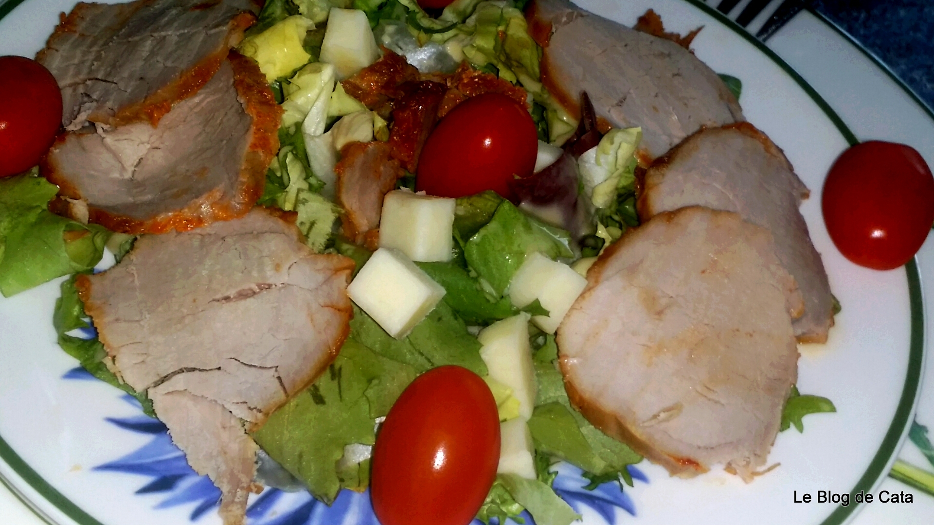Salata verde cu pastrama