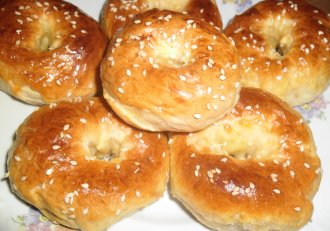 Covrigi Bagels cu miere