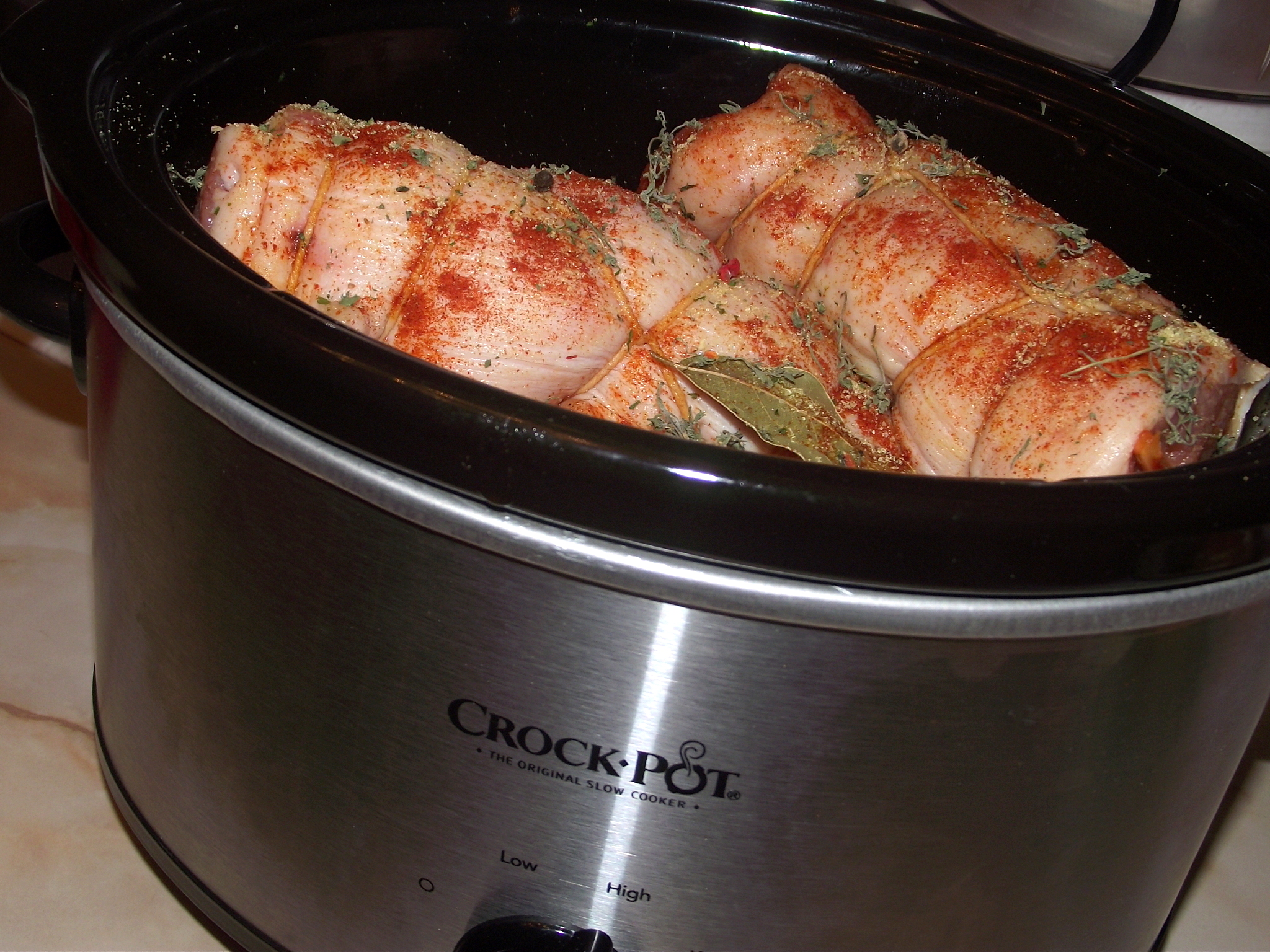 Rulada picanta la slow cooker Crock-Pot